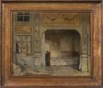 Ethel SANDS
(Newport 1873 - Londres 1962)
Scène d'intérieur
Sur sa toile d'origine
38,5...