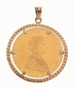 PIECE de 4 ducats François 1er d'Autriche 1844 en or...