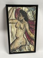 Jean FIOLLE
"Nu féminin", 1946.
Huile sur toile signée et datée en...