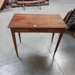 Petite TABLE bureau en bois fruitier sculpté ouvrant  à...