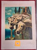 D'après Salvador DALI (1904-1989).
Les chevaux surréalistes.
Impression sur papier Japon.
Porte une...