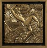 Maurice Pico (1900-1977) d'après
« Danseuse nue »
Bas-relief en stuc à...
