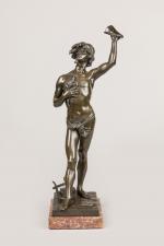 Joaquim Anglès Cane (1859-circa 1911)
« Premier triomphe »
Sujet en bronze...
