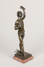 Joaquim Anglès Cane (1859-circa 1911)
« Premier triomphe »
Sujet en bronze...