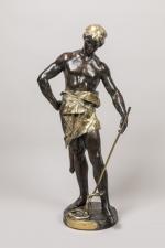 Eugène Marioton (1854-1933)
« Mercure formant le caducée »
Groupe en bronze...