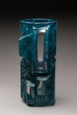 Daum
Vase modèle « Argos » en cristal taillé et émaillé...