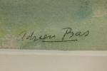 Adrien BAS (1884-1925).
Pont à Lyon.
Aquarelle sur papier.
Signé en bas à...
