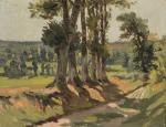 Edouard LEVERD  (1881-1950).

 Ensemble de deux oeuvres

"Pont à Amélie...