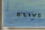 Henri OLIVE dit OLIVE DES MARTIGUES (1898-1980).
Le port des Martigues.
Huile...
