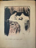 Jules-Alexandre Grün, "Dans le lit", Lithographie Signée en bas à...