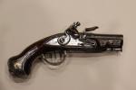 FRANCE
Pistolet de carrosse Alagne à Paris
Forte calotte acier avec coquille...