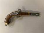 France
Pistolet de marine modele 1837
Monture bois, calotte laiton avec ancre...