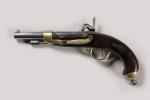 France
Pistolet Modele 1822 T BIS
Monture bois, calotte laiton à anneau,...