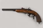 France
Pistolet de tir 6 mm bosquette
Crosse bois quadrillée, queue de...