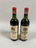 2B rouge Bordeaux Château Malescot-Margaux Saint Exupéry GCC 1959. Niveaux...