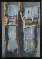 Henri TOUITOU (né en 1946).
Abstraction, 1990.
Huile sur toile.
Signé et daté...