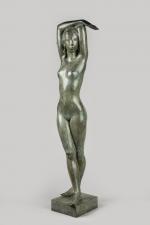 Jacques Coquillay (né en 1935)« Elle »Sujet en bronze à...