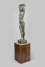 Jacques Coquillay (né en 1935)« Elle »Sujet en bronze à...