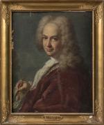 ECOLE FRANCAISE vers 1730
Portrait d'un dessinateur
Toile
73,5 x 61 cm
Manques, rentoilé,...
