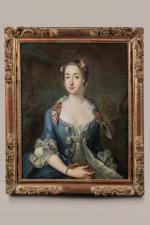 ECOLE ALLEMANDE de la fin du XVIIIème siècle
Portrait de femme...