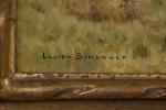 Lucien SIMONNET (1849-1926).
Lavandières au bord de la rivière.
Huile sur toile.
Signé...