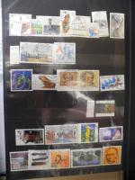 Quinze classeurs : Europe, Colonies et Monde en timbres oblitérés....