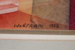 WOLFRAM (1924-2016).
Composition abstraite, 1972.
Aquarelle sur papier.
Signé et daté en bas...