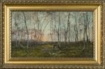 Jean Aimé Saint-Cyr-Girier (1837-1912)
" Forêt de bouleaux en automne "...
