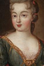 Ecole FRANCAISE vers 1700, entourage de Pierre MIGNARD
Portrait de femme...