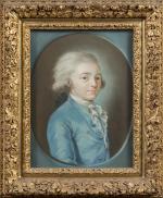 ECOLE FRANCAISE du XVIIIème siècle
Portrait d'un jeune garçon à l'habit...
