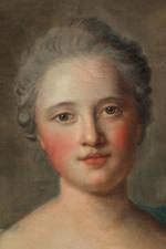 ÉCOLE FRANCAISE du XVIIIe siècle, suiveur de NATTIER
« Portrait de...