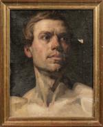 Pierre Louis Joseph DE CONINCK
(Méteren 1828 - 1910) 
Portrait de...