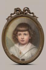 Henri-Charles ANGENIOL (1870-1959). 
Portrait d'enfant, 1914.
Pastel sur papier de format...
