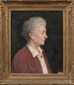 Henri-Charles ANGENIOL (1870-1959).
Portrait de Mme. A.
Huile sur panneau.
Signé et daté...