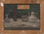 Henri-Charles ANGENIOL (1870-1959).
Vase de capucines.
Huile sur panneau.
Signé en bas à...