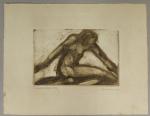 Pierre COMBET-DESCOMBES (1885-1966). 
En lot :
-Femme nue assise un bras...