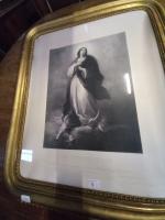 Ecole Française du XIXème trois gravure en noir " Moïse...