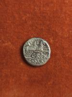 138 BC
DENIER RENIA : Tête casquée de ROME Rv JUNON...