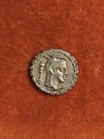 79 BC
DENIER SERRATUS PAPIA : Tête de JUNON SOSPITA Rv...