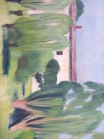 *Dans le goût d'Othon COUBINE (1883-1969). "Paysage de Provence à...