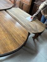 TABLE à volets en bois tourné époque XIXe siècle. Accidents...