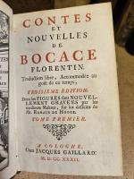 BOCCACE. Contes et nouvelles. Cologne, Jacques Gaillard, 1732. 2 vol....