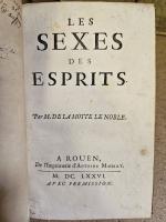 LA MOTTE LE NOBLE. Les sexes des esprits. Rouen, Imprimerie...