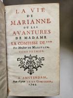 MARIVAUX. La vie de Marianne ou les aventures de Mme...
