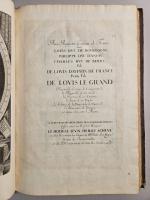 MÉNESTRIER. Histoire du règne de Louis Le Grand par les...