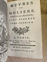 MOLIÈRE. OEuvres avec figures. Paris, veuve David, 1784. 8 vol....