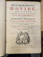OVIDE. Les Métamorphoses. Amsterdam, Wetstein et Smith, 1732. 2 vol....