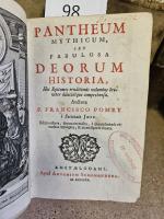 POMEY (François-Antoine). Pantheum mythicum, seu fabulosa deorum historia. Amsterdam, Antoine...