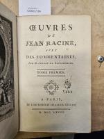 RACINE. OEuvres. Paris, Imprimerie de Louis Cellot, 1768. 7 volumes...