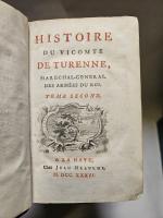 RAMSAY. Histoire du vicomte de Turenne. La Haye, Neaulme, 1736....